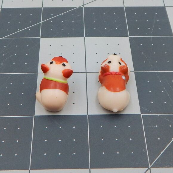Littlest Pet Shop LPS Hurrying & Busy Hamsters Toy Lot 2 Kenner 1993 Rollerball - Picture 3 of 7